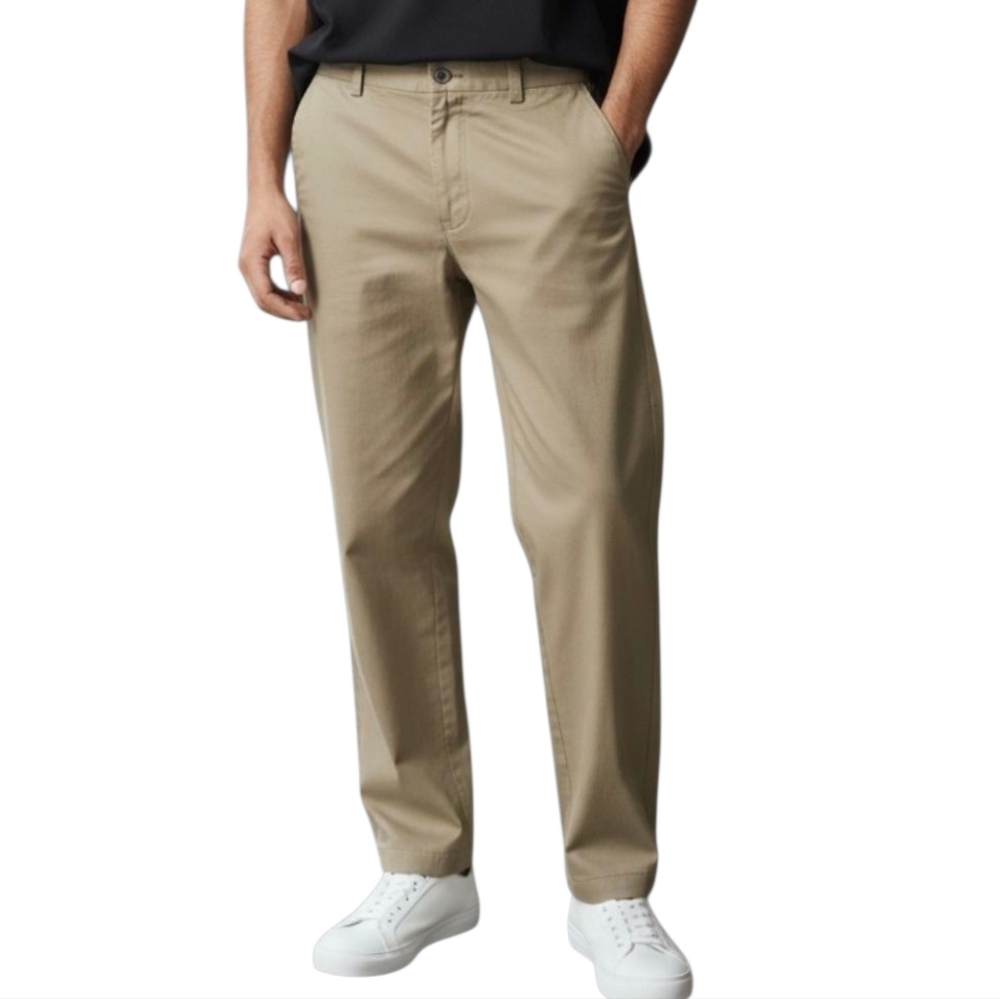 Tommy Bahama Silk/Cotton Blend Trousers | Men's 38x32 Khaki